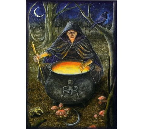 What are the traits of a crone witch